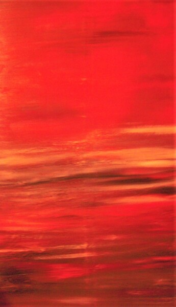 Peinture intitulée "Rot" par Norbert Haß, Œuvre d'art originale, Huile