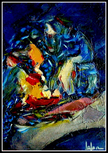 Peinture intitulée "les-souvenirs-racco…" par Norbert Lafon, Œuvre d'art originale, Huile
