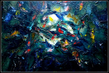 Peinture intitulée "merveilles-des-nuit…" par Norbert Lafon, Œuvre d'art originale, Huile