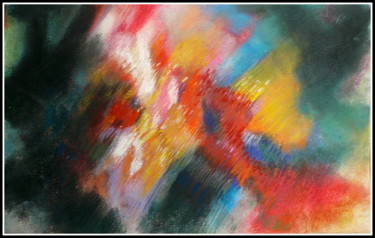 Peinture intitulée "fremir-de-passions-…" par Norbert Lafon, Œuvre d'art originale, Pastel