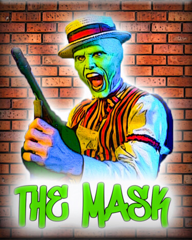 The mask Arts numériques intitulée "The mask" par Norbert Ricaud, Œuvre d'art originale, Photo montage