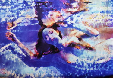 Pittura intitolato "UNDERWATER 01" da Norberto Quinto, Opera d'arte originale, Pittura digitale
