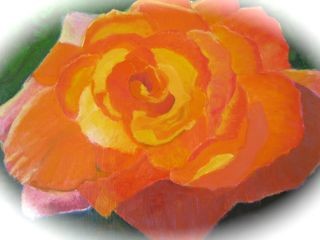 Peinture intitulée "In Full Bloom" par Noreen Schumann, Œuvre d'art originale, Huile