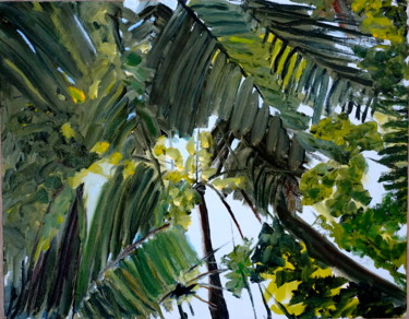 Painting titled "God's Canopy" by Noreen Schumann, Original Artwork, Oil