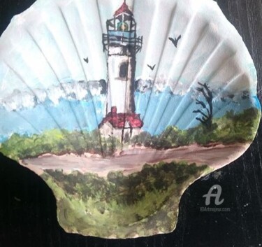 Pintura intitulada "Phare" por Norel, Obras de arte originais, Acrílico