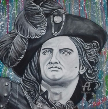 Peinture intitulée "Jean bart" par Norel, Œuvre d'art originale, Acrylique