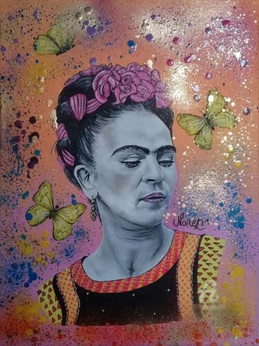 Pittura intitolato "Frida 3" da Norel, Opera d'arte originale, Acrilico