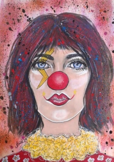 Painting titled "Estelle" by Norel, Original Artwork, Acrylic