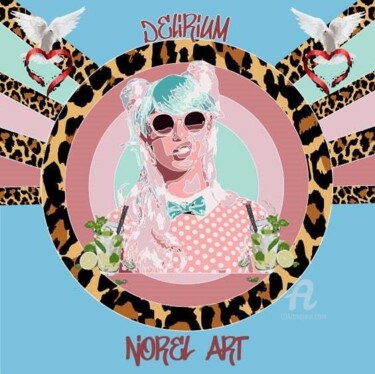 Arts numériques intitulée "Delirium" par Norel, Œuvre d'art originale, Peinture numérique