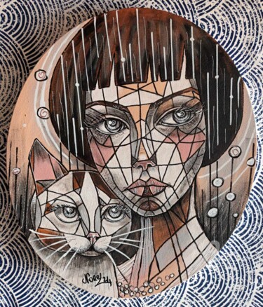 "La maitresse et son…" başlıklı Tablo Norel tarafından, Orijinal sanat, Akrilik