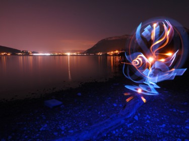 Photographie intitulée "inKandescence" par Oussman Noreni, Œuvre d'art originale, Light Painting