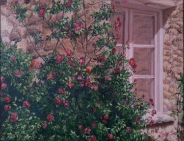 Pintura intitulada "rustico-y-elegante.…" por Noria Tafrent, Obras de arte originais, Óleo