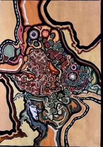 Pintura titulada "AMAZONIA Insularia" por Norma Nava, Obra de arte original, Oleo