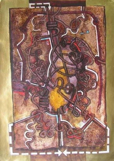 Pintura titulada "DIVERSE ROADS" por Norma Nava, Obra de arte original