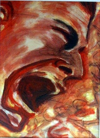 Pintura titulada ""Grito de protesta"" por Norma Ascencio, Obra de arte original, Oleo