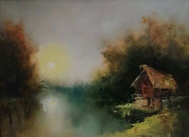 Peinture intitulée "Morning" par Galina Kolomenskaya, Œuvre d'art originale, Huile