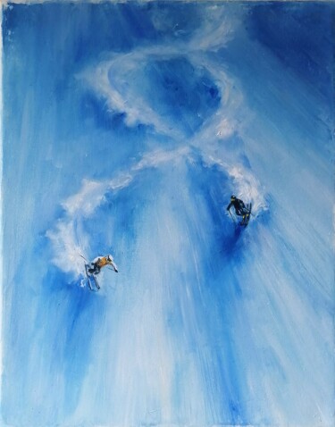 Картина под названием "Infinity" - Galina Kolomenskaya, Подлинное произведение искусства, Масло
