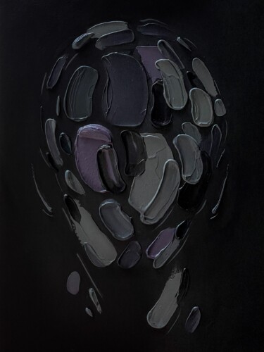 Картина под названием "Nameless 7021" - Norris Yim, Подлинное произведение искусства, Акрил Установлен на Деревянная рама дл…