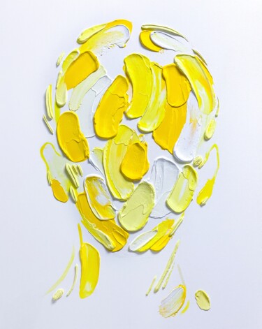 "Nameless 7421(Lemon)" başlıklı Tablo Norris Yim tarafından, Orijinal sanat, Akrilik Ahşap Sedye çerçevesi üzerine monte edi…