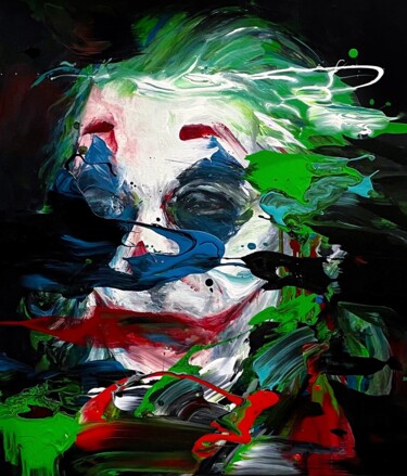 Painting titled "Joker IV" by Norris Yim, Original Artwork, Acrylic