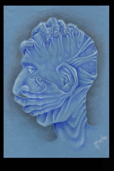 Pintura titulada ""oidos que no dejan…" por Mariano Barrile, Obra de arte original