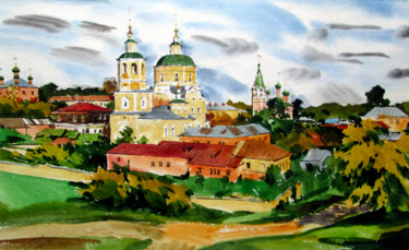 Картина под названием "город Серпухов.jpg" - Носов Фёдор, Подлинное произведение искусства