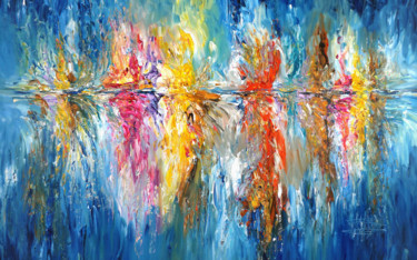 Seaside Rendezvous XXXL 1 Pintura titulada "Seaside Rendezvous…" por Peter Nottrott, Obra de arte original, Acrílico