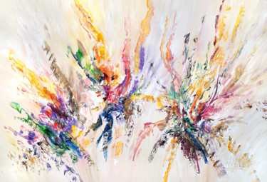 Awesome Energy XL 1 Pintura titulada "Awesome Energy XL 1" por Peter Nottrott, Obra de arte original, Acrílico