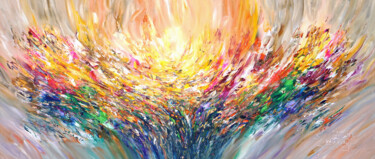 Stick: Positive Energy 2 Painting titled "Stick: Positive Ene…" by Peter Nottrott, Original Art, Acrylic