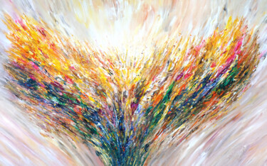 Positive Energy XXXL 5 Peinture intitulée "Positive Energy XXX…" par Peter Nottrott, Œuvre d'art originale, Acrylique