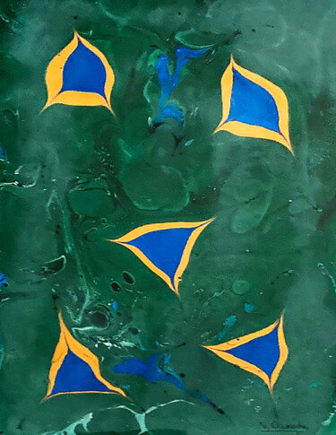 Pintura intitulada "Brazil" por Noudjoud Oumahi, Obras de arte originais, Acrílico
