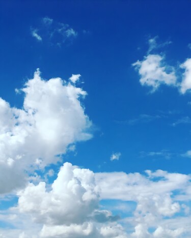 Fotografie getiteld "Blue sky" door Noura D.K, Origineel Kunstwerk, Digitale fotografie