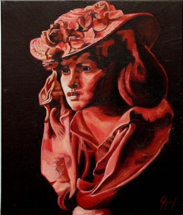 Peinture intitulée "A toi Camille" par Noura Ghoul, Œuvre d'art originale, Huile