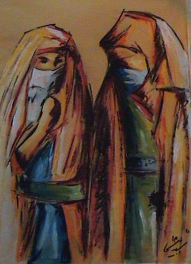 Peinture intitulée "sns5" par Nourdine Tabbai, Œuvre d'art originale