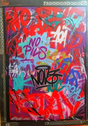 Peinture intitulée "No Pils today" par Nove, Œuvre d'art originale, Bombe aérosol