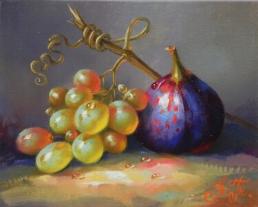 Malerei mit dem Titel ""Fruits"" von Novikovartfamily, Original-Kunstwerk, Öl