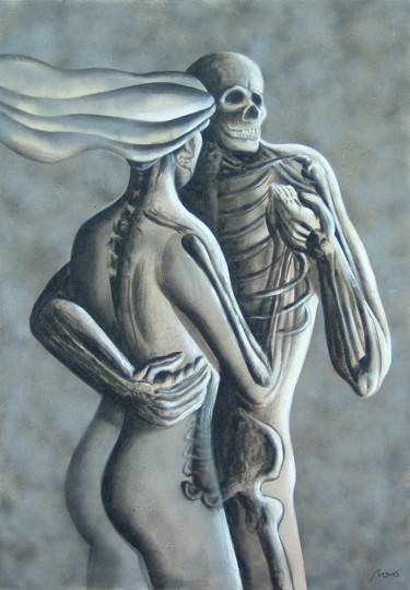 Schilderij getiteld "TANGOTAN 1" door Marcelo Novo, Origineel Kunstwerk, Graffiti