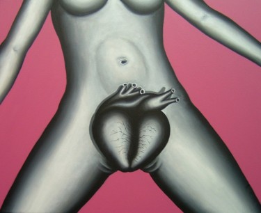 "INTIMATE HEART" başlıklı Tablo Marcelo Novo tarafından, Orijinal sanat, Petrol