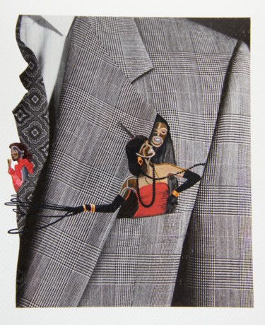 Collages titled "SUBTLE GAMES" by Marcelo Novo, Original Artwork