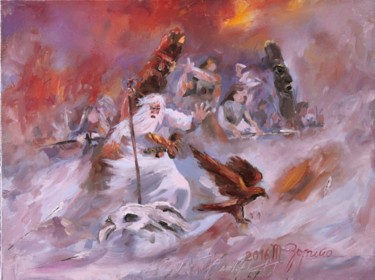 Картина под названием "Release" - Tatyana Zorina, Подлинное произведение искусства, Масло