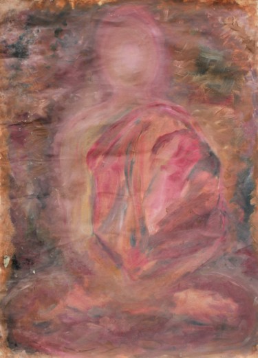 Painting titled ""Bhawana"" by Nilanga Ranasinghe, Original Artwork, Oil
