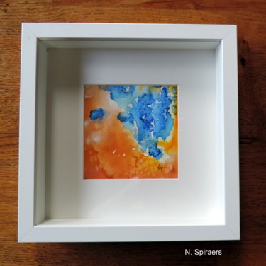 Peinture intitulée "Le chant des rêves 3" par Nicole Spiraers, Œuvre d'art originale, Aquarelle Monté sur Autre panneau rigi…