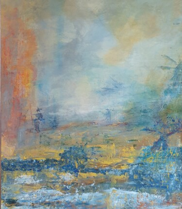 Malerei mit dem Titel "DON QUICHOTTE" von Nathalie Spinat, Original-Kunstwerk, Acryl