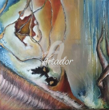 Pittura intitolato "Drowned dreams" da Despoina Ntarda, Opera d'arte originale, Acrilico