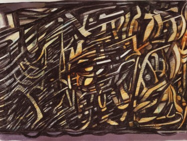 Rysunek zatytułowany „poussières” autorstwa Nuage 40, Oryginalna praca, Długopis