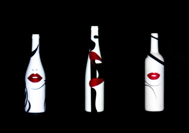 Photography titled "Lips" by Nuancesdenuits, Original Artwork, Light Painting