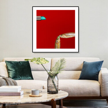 Photographie intitulée "Eperlans Rouge" par Nuancesdenuits, Œuvre d'art originale, Photographie numérique