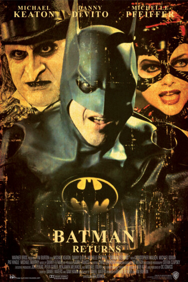 Artes digitais intitulada "Batman Returns (199…" por Nuansa Art, Obras de arte originais, Trabalho Digital 2D