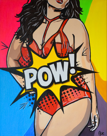 Pintura titulada "Body_Power" por Antonella Castrovillari, Obra de arte original, Acrílico Montado en Bastidor de camilla de…