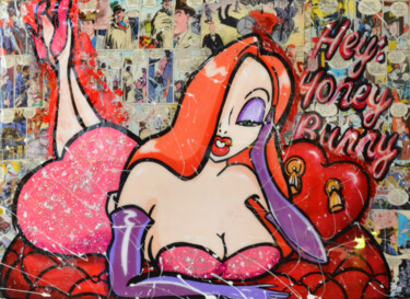 Картина под названием "Hey Honey Bunny - J…" - Antonella Castrovillari, Подлинное произведение искусства, Акрил Установлен н…